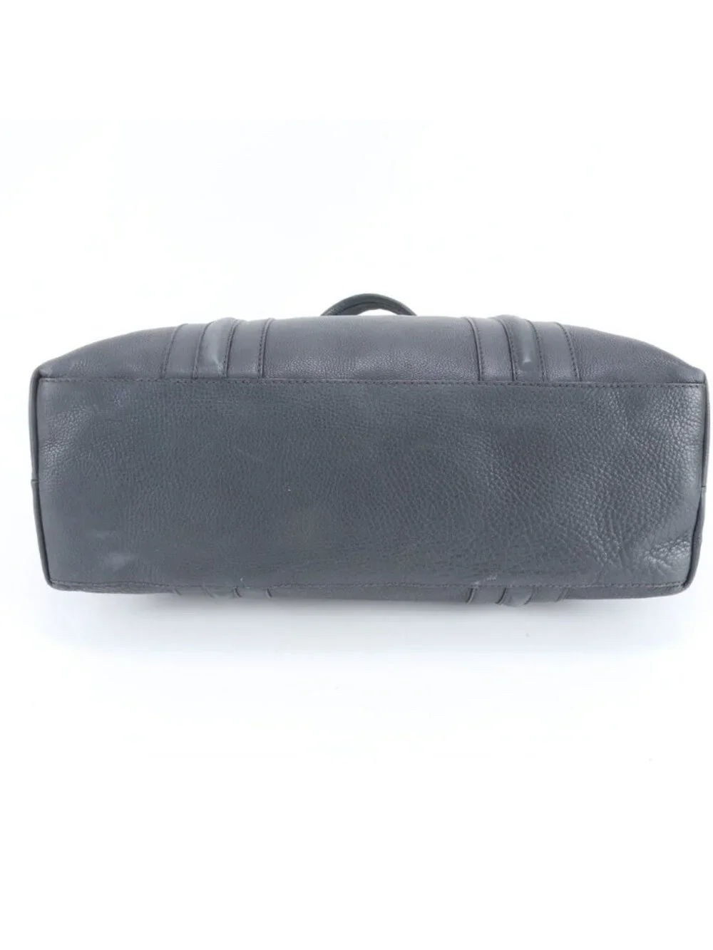 Gucci Leather Tote Shoulder Business Document Black